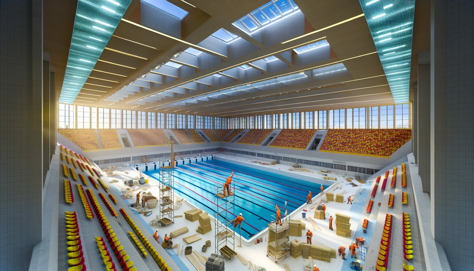 Ремонт бази «Спартак» на Подолі: оновлення басейну