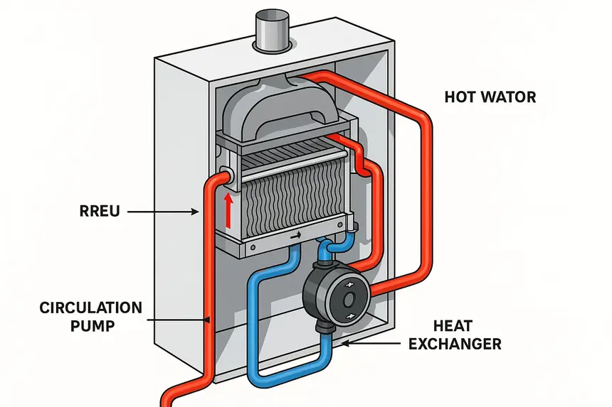 Как работает двухконтурный газовый котел: устройство, принцип действия и особенности эксплуатации