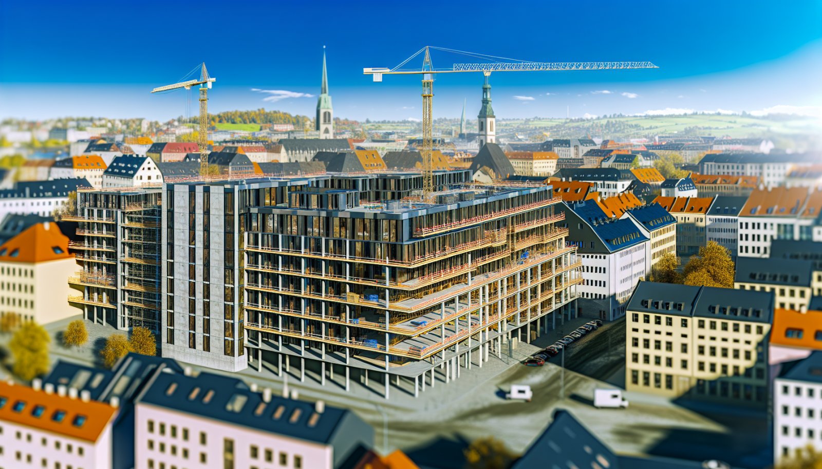 Новий 7-поверховий комплекс з офісами та паркінгом у Чернівцях