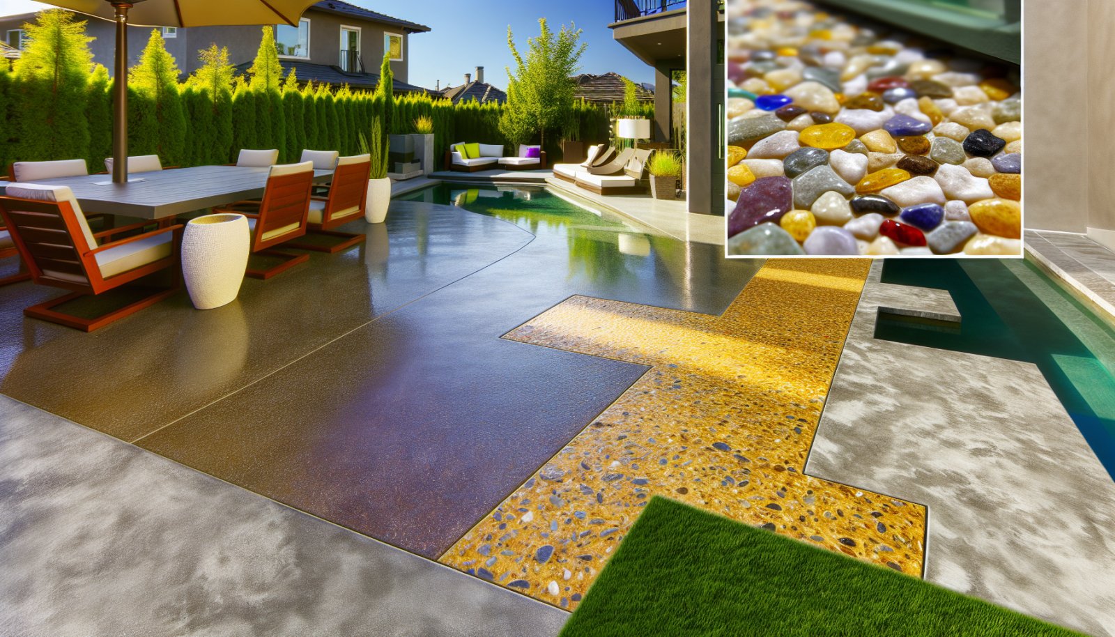 Сучасний бетонний двір: стильні рішення та переваги