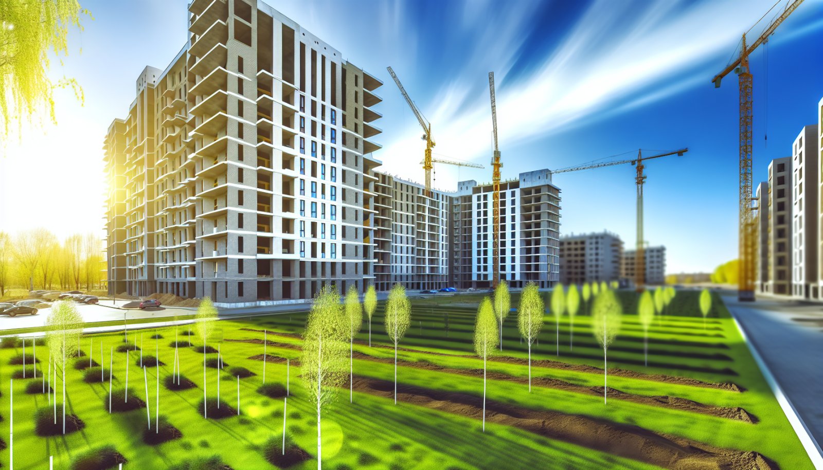 Гостомель: новий житловий квартал на місці військового містечка