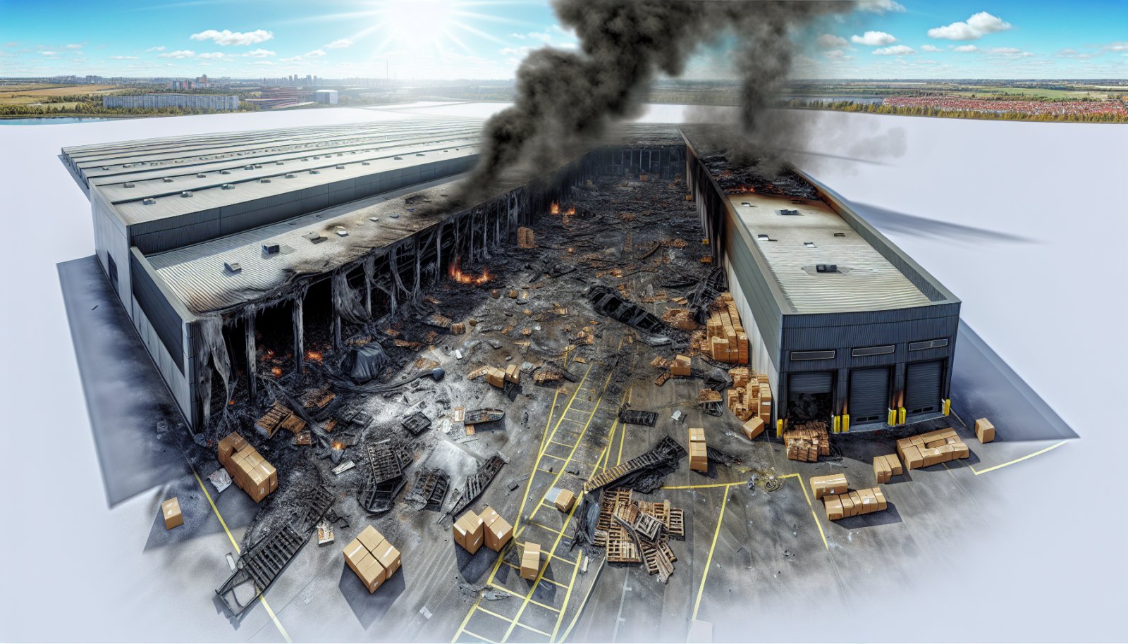 Луцьк: атака "шахедів" знищила термінал "Нової пошти"