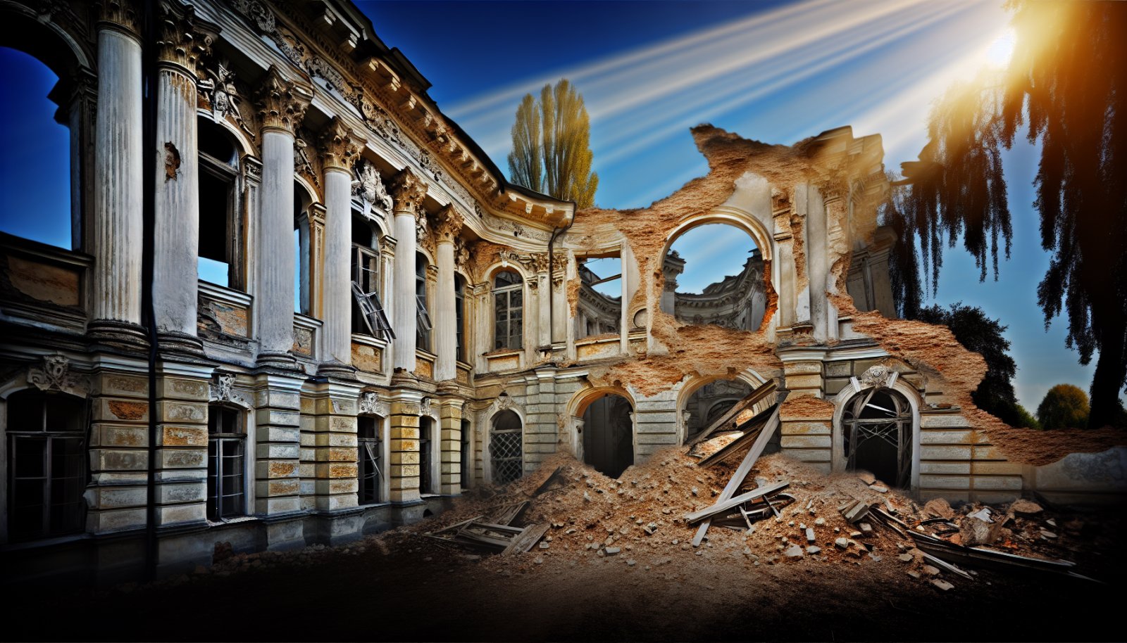 На Харьковщине разрушена усадьба Донцов-Захаржевских