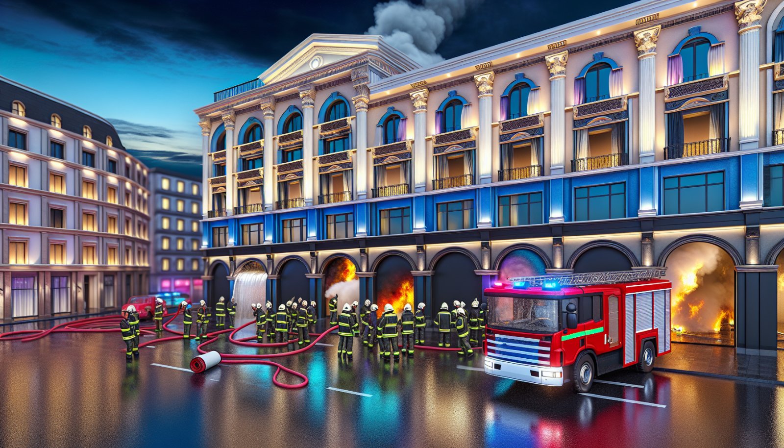 Пожар в отеле "Днепр" в Киеве: ликвидирован, без пострадавших