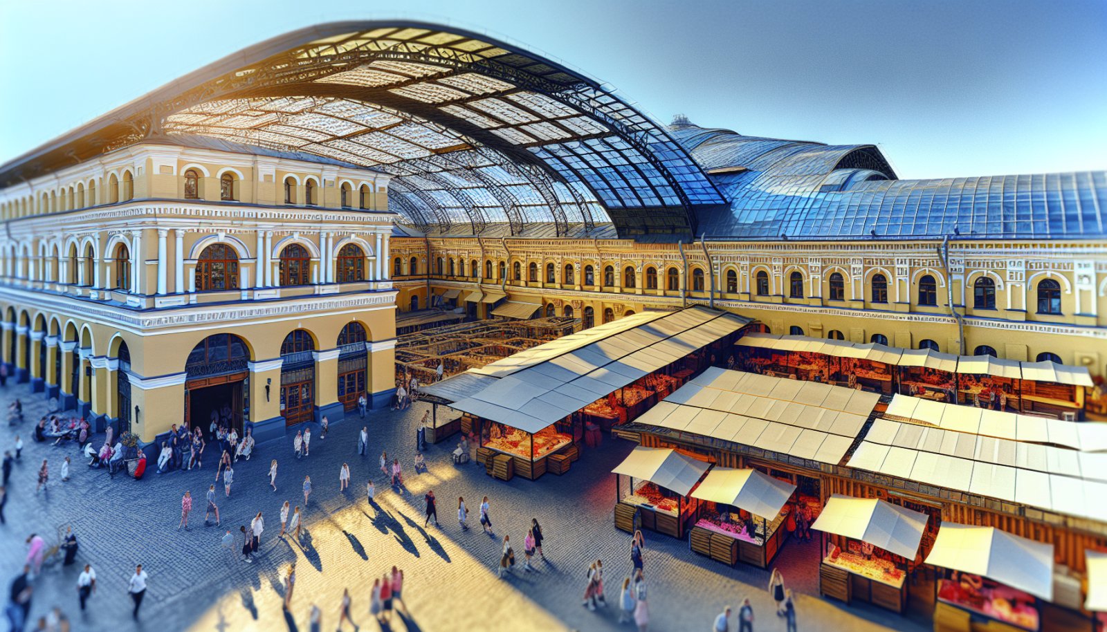 Бессарабский рынок в Киеве: Обновление за €1 млн и новый фуд-корт